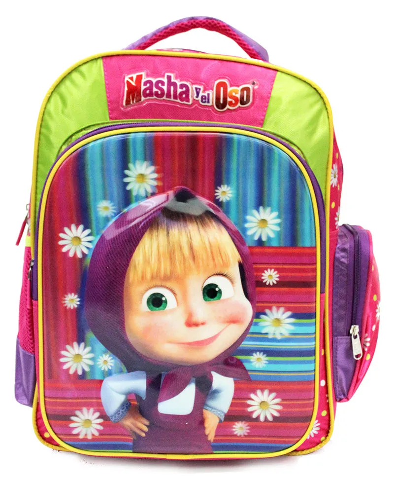 115344 Mochila Lenticular Masha y el Oso