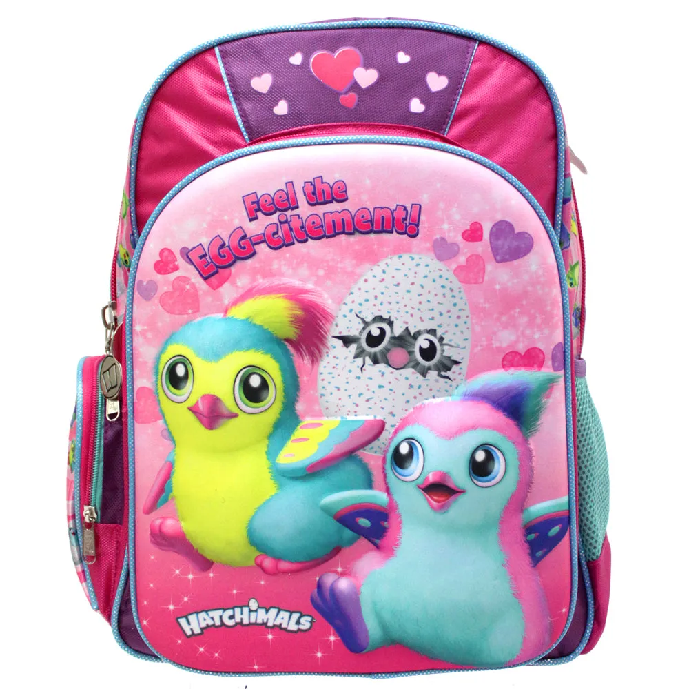 145035 Mochila 3D Primaria Infantil Hatchimals