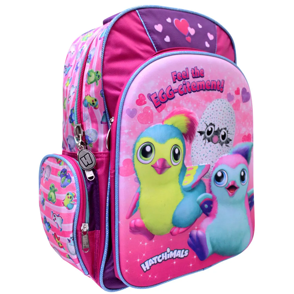 145035 Mochila 3D Primaria Infantil Hatchimals