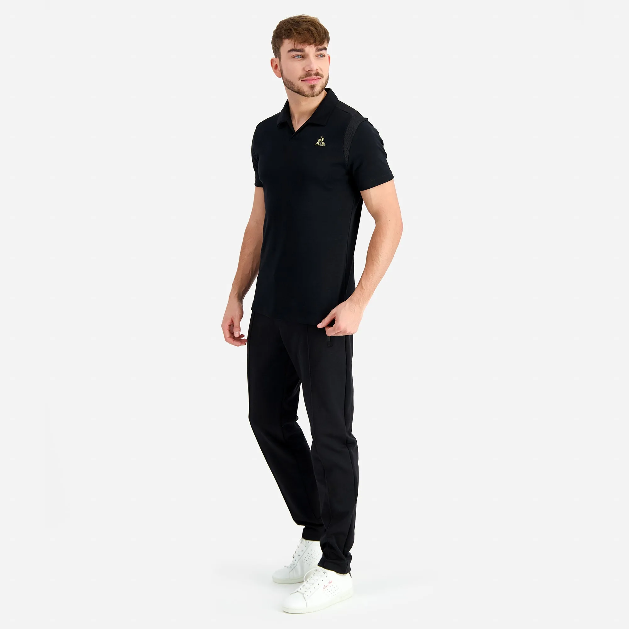 2221274-COQ D'OR Pant N°2 M black | Pantalon slim Homme en Milano 420gr