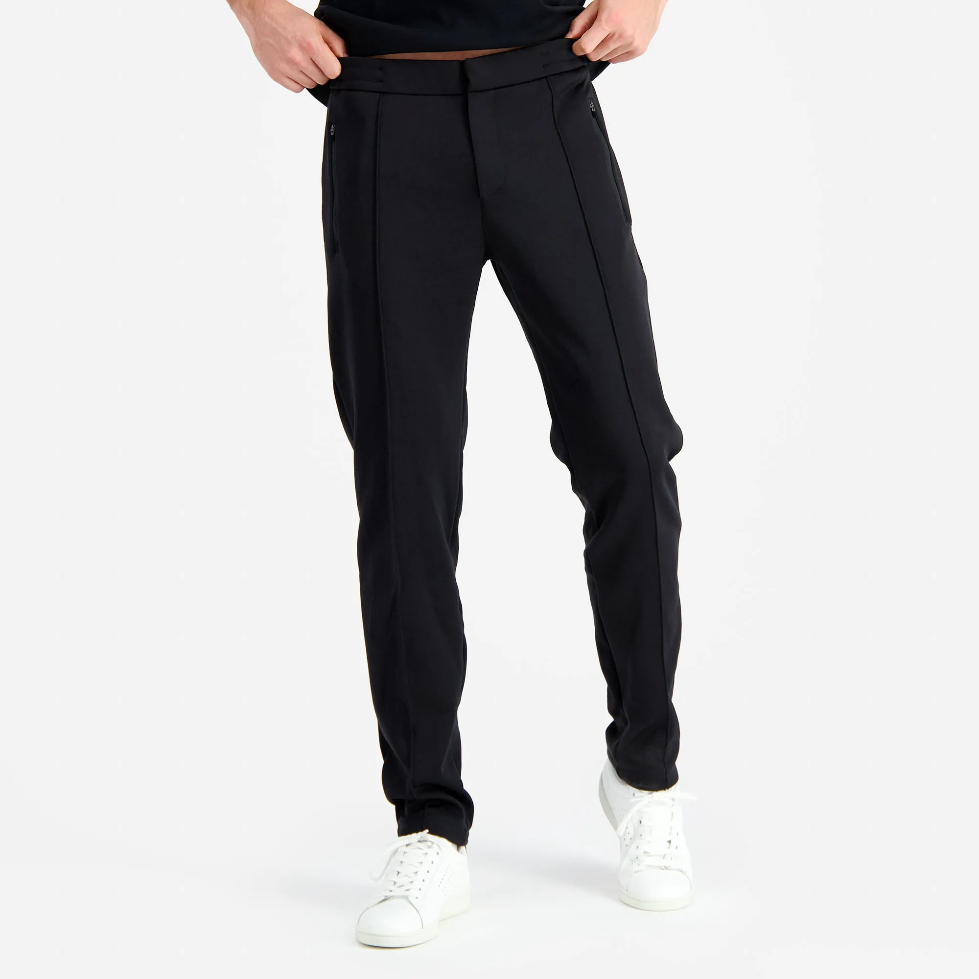 2221274-COQ D'OR Pant N°2 M black | Pantalon slim Homme en Milano 420gr