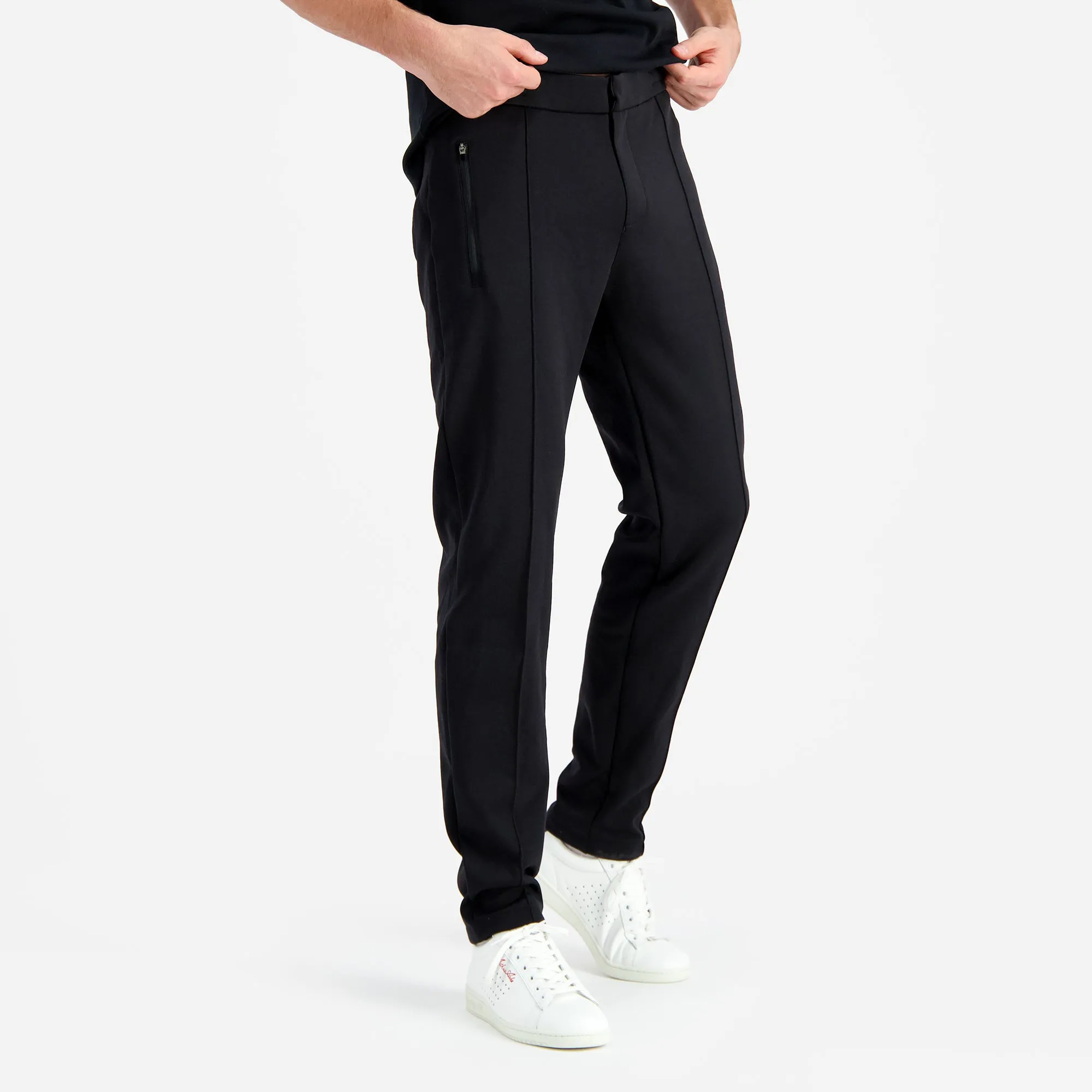 2221274-COQ D'OR Pant N°2 M black | Pantalon slim Homme en Milano 420gr