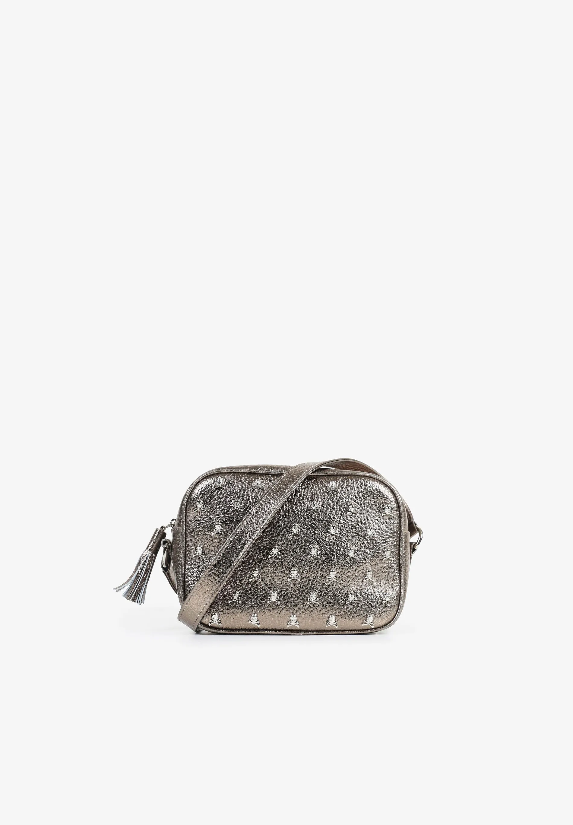 BAG WITH ALL-OVER SKULL PRINT