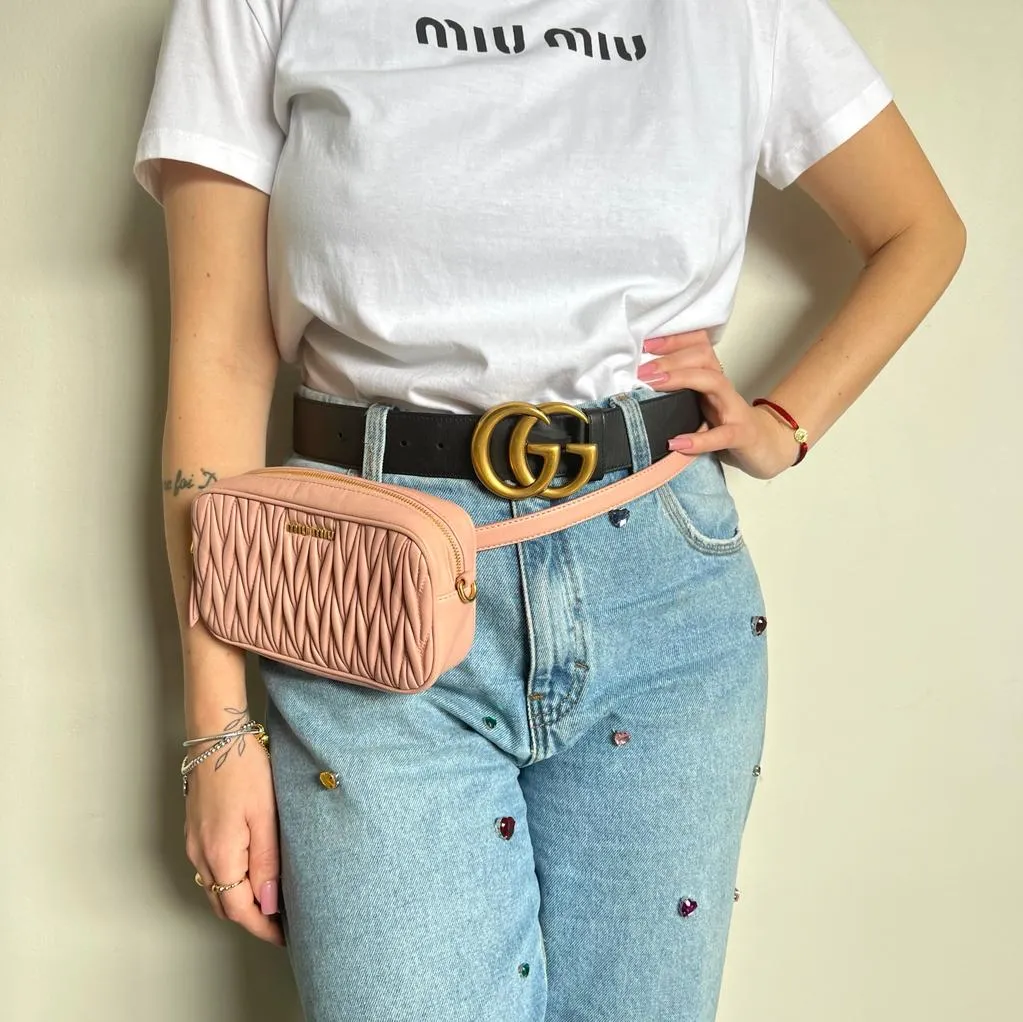 Bolsa Miu Miu Matelasse Rosa