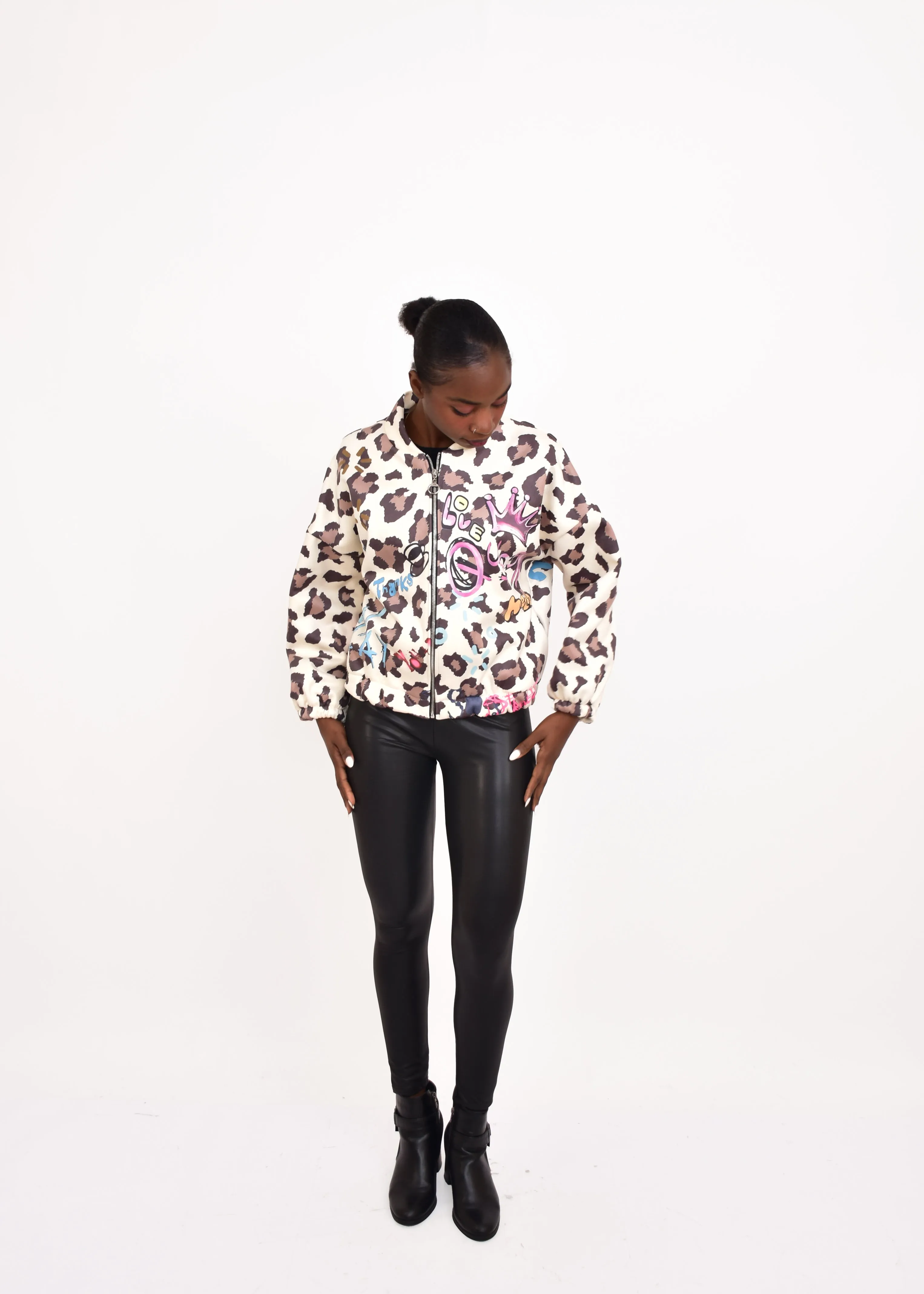 BOMBER ANIMAL PRINT