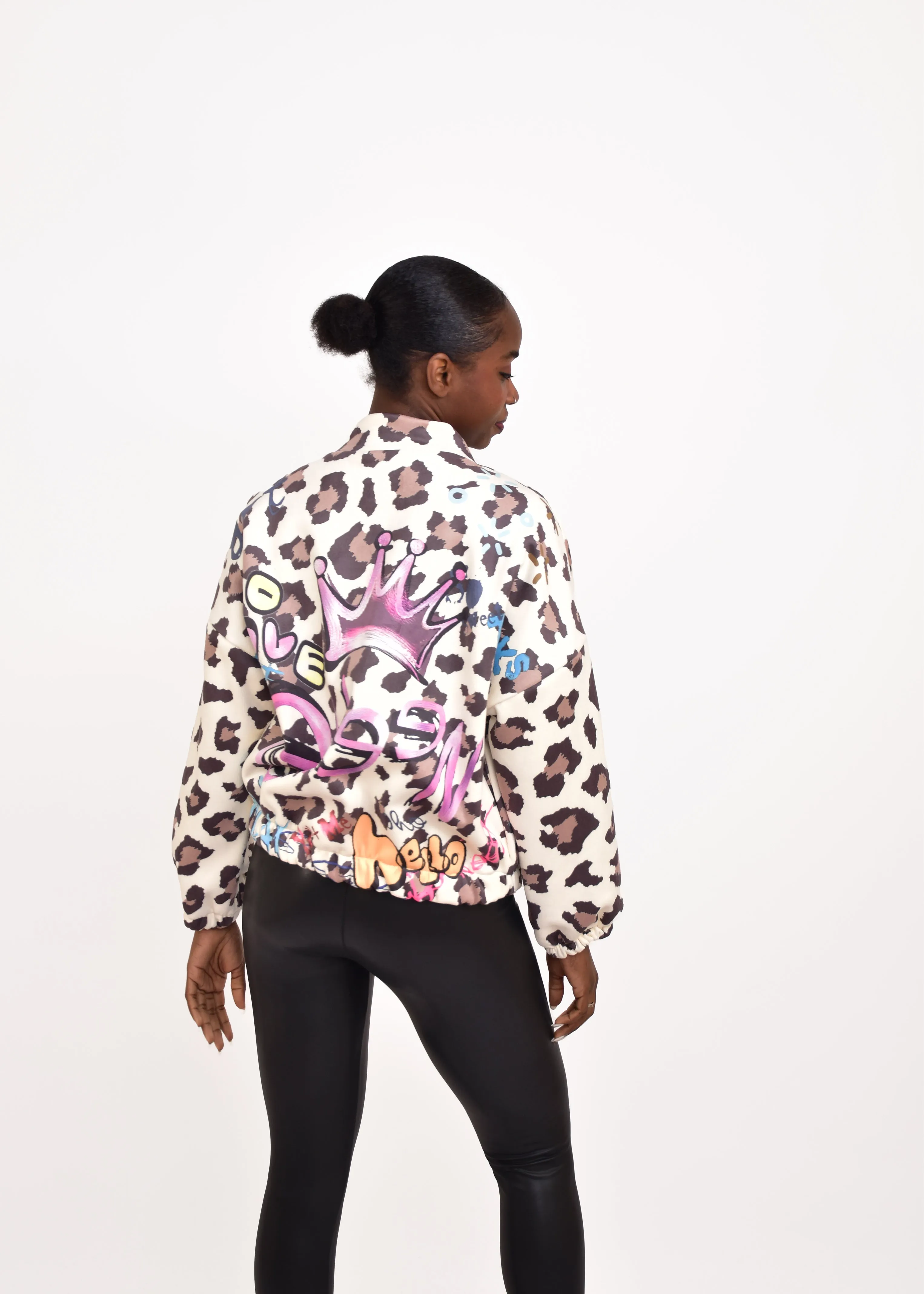 BOMBER ANIMAL PRINT