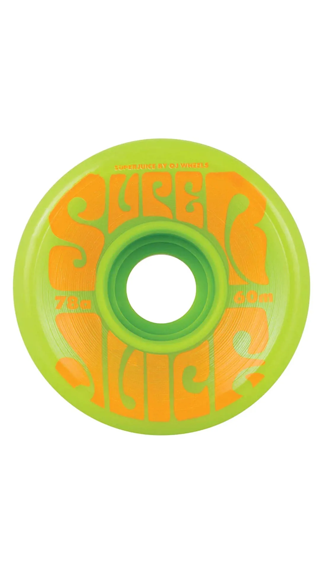 OJ Wheels Super Juice Green 60mm 78A Skateboard Wheel - Ruedas