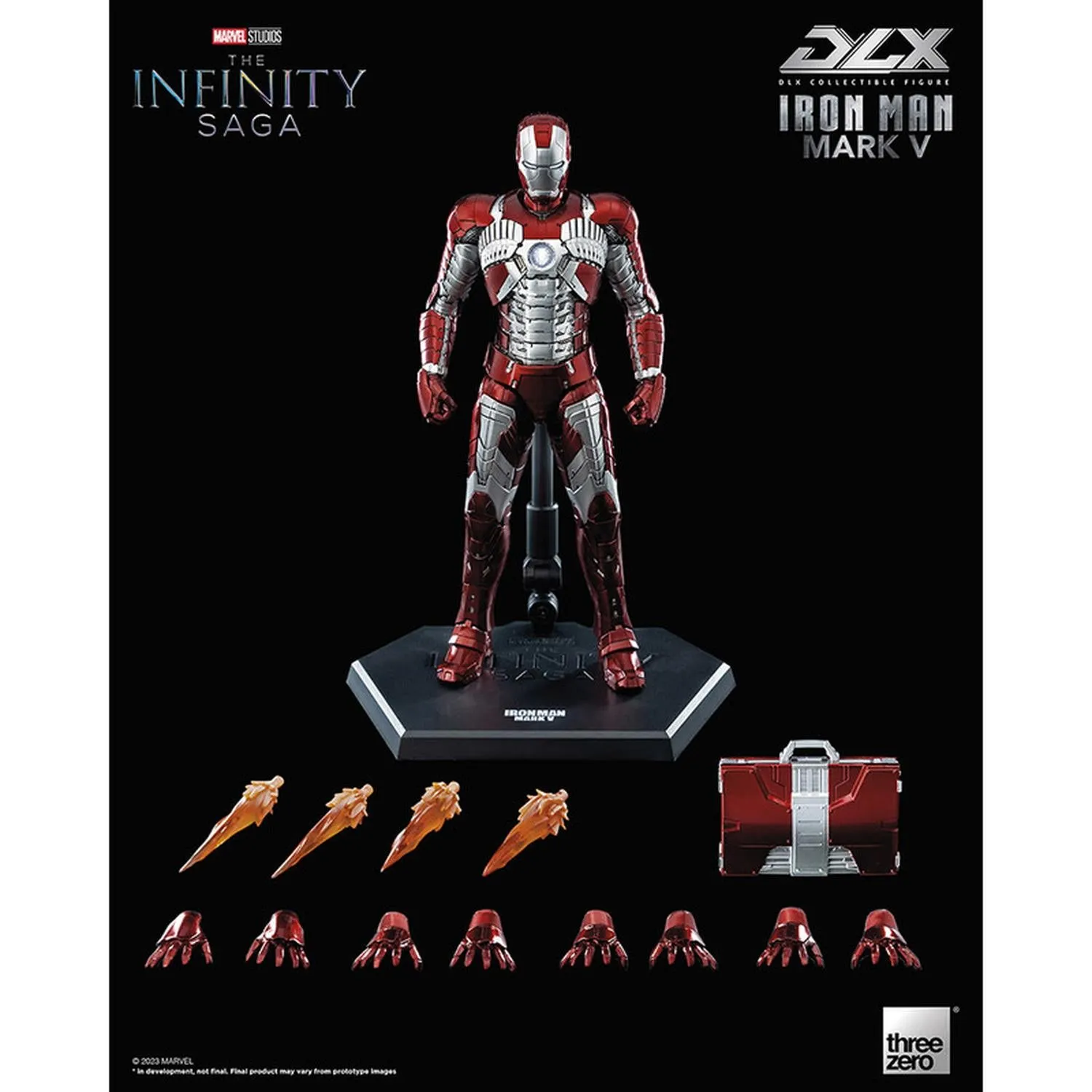 Threezero Figura Articulada Iron Man Mark 5 Deluxe Iron Man